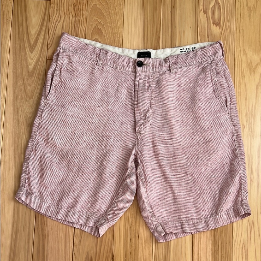 J. Crew Pink Flat Front Shorts